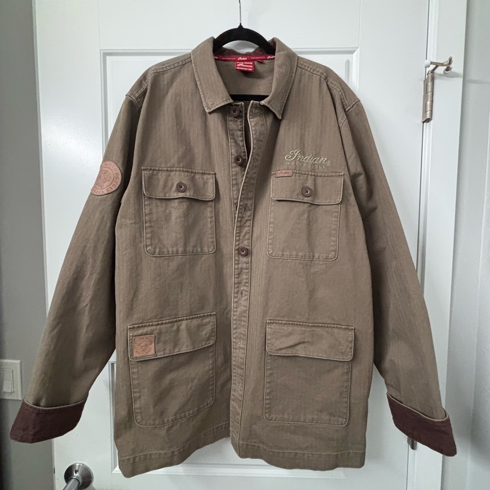 Indian Motorcycle Men’s Khaki Overshirt
